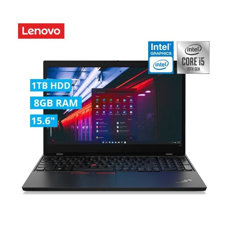 Laptop Lenovo Thinkpad L15 gen 1 15.6″ fhd intel core i5 10210U 120GB SSD 1TB HDD  8GB RAM